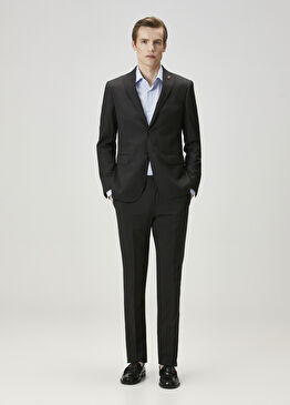 Lord Koyu Gri Yün Takım Elbise