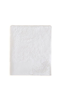 Estelıne Bambulu Beyaz Yüz Havlusu 50x90 cm