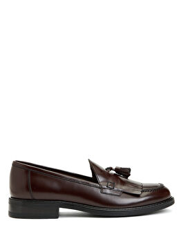 Bordo Kadın Loafer