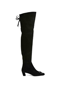 Belle Vivier Siyah Kadın Deri Çizme