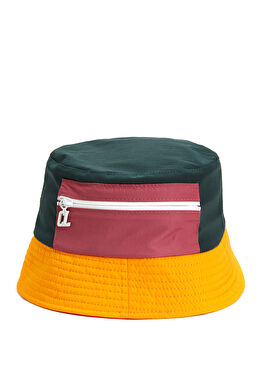 Colorblocked Erkek Bucket Şapka