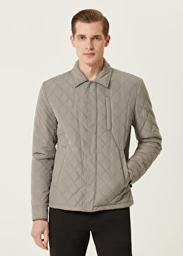 Naturel Kapitoneli Ceket