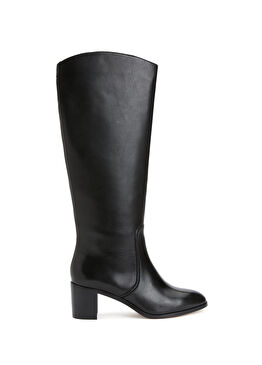 Siyah Kadın Deri Çizme