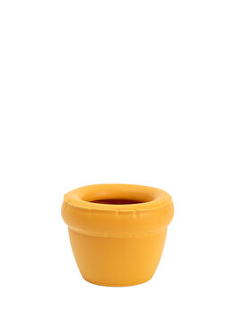 Louis Yolk Matte Sarı Seramik Saksı