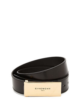 Siyah Kadın Deri Kemer