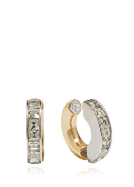 Gümüş Altın Rengi Kadın Küpe