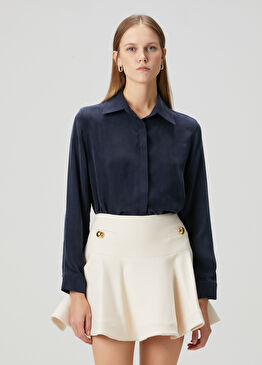 Priya Lacivert Gömlek