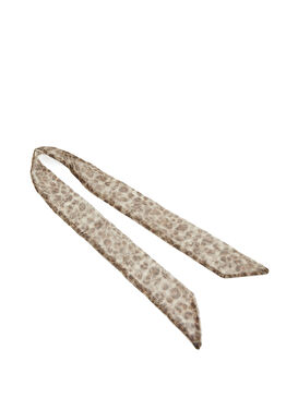 Kahverengi Leopar Desenli Kadın Bandana