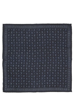 Lacivert Yün Poşet Mendil