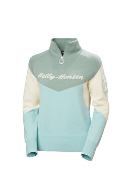 W Apres Knitted Barely Blue Kadın Kazak