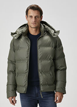 Element Wiley Koyu Haki Kapüşonlu Puff Mont