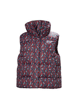 W Jade Navy Puffer Kadın Yelek