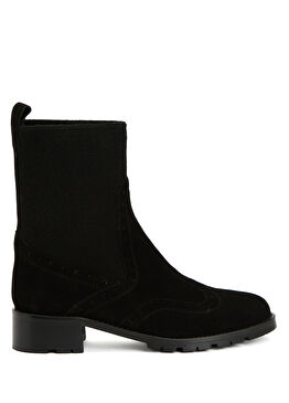 Siyah Kadın Süet Bot