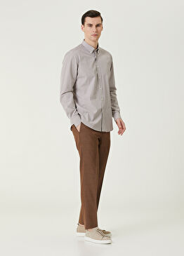 Kahverengi Yün Pantolon