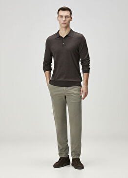 Yeşil Yün Pantolon