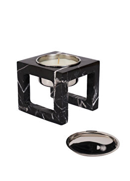 Cubic Toro Siyah Mermer Mumluk 