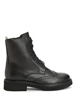 Siyah Kadın Deri Bot