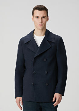 Lacivert Kruvaze Gemici Kaban