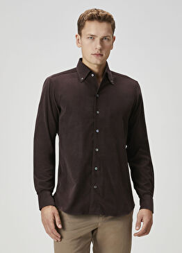 Cannes Koyu Kahverengi Gömlek