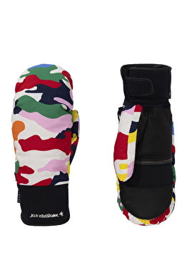 Jcc Mitten Renkli Kadın Kayak Eldiveni