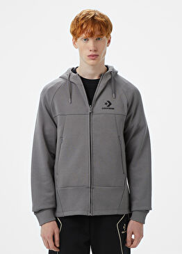 Star Chevron Baskılı Regular Fit Lacivert Erkek Sweatshirt