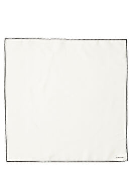 Beyaz İpek Poşet Mendil