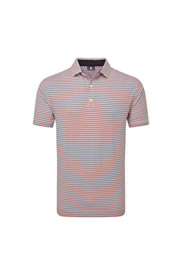 Balance Stripe Lisle Renkli Erkek Golf T-Shirt