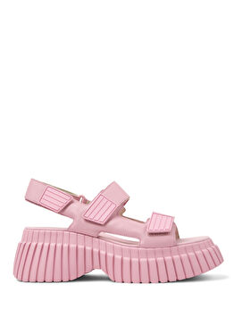 Pix Pembe Deri Kadın Sandalet K201511-006