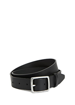 Siyah Kadın Deri Kemer