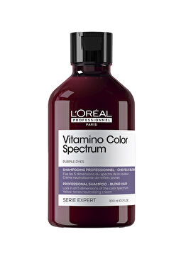 Paris Serie Expert Vitamino Color Spectrum Sarı Saçlar İçin Sarı Tonlarını Nötralize Edici Mor Şampuan 300 ml