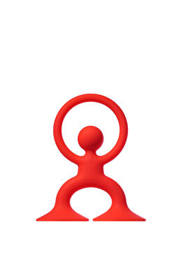 Noogi Kırmızı Silikon Duyusal Bebek Oyuncağı