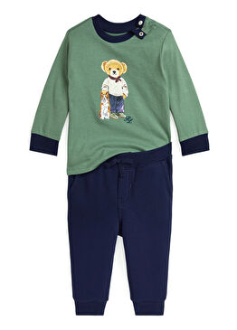 Lacivert Yeşil Erkek Bebek 2li Set