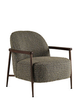 Meder Yeşil Ahşap Metal Berjer