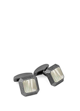 Silver Kare Formlu Kol Düğmesi