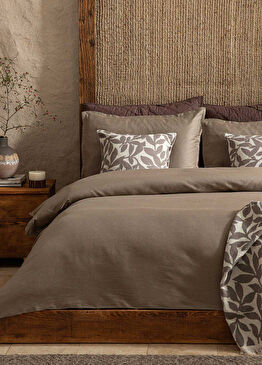 Perle Kahve Büyük Boy Nevresim Seti 230x220 cm 