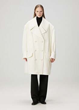 Krem Yün Palto