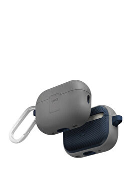 Clyde Kilitli Airpods Pro 2 2.Nesil Gri Kulaklık Kılıfı