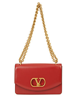 Vain Kırmızı Kadın Deri Çanta