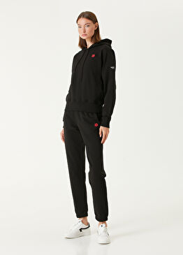 Boke Flower Siyah Eşofman Altı