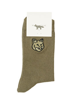 Açık Haki Erkek Çorap