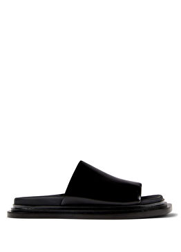 Nada Siyah Deri Unisex Spor Sandalet A500030-002