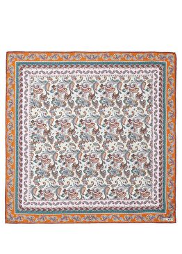 Çok Renkli Kadın İpek Fular