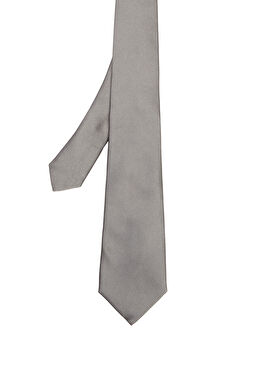 Gri İpek Kravat