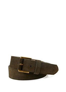 Haki Erkek Deri Kemer