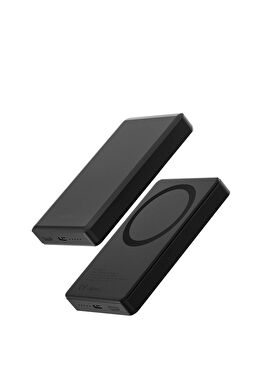 AluPac Siyah 10.000 mAh MagSafe Uyumlu Powerbank 
