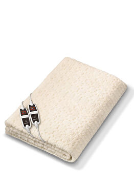 UB 56 Teddy Double Konforlu Bej Isıtmalı Battaniye