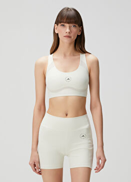 by Stella Mccartney Beyaz Spor Sütyeni