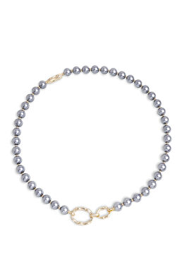 Audrey 18 Ayar Sarı Altın Kaplama 925 Ayar Gümüş Kadın Kolye