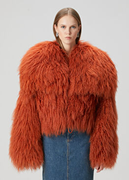 Turuncu Bomber Ceket