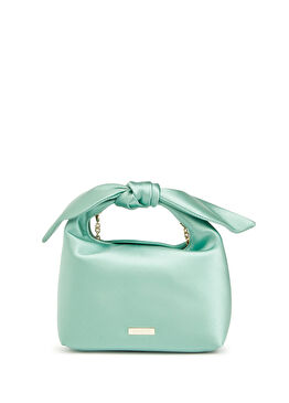 Bow Tie Mini Su Yeşili Kadın El Çantası